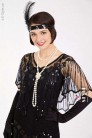 Нарядная мантия-шаль с пайетками UF-Vintage (104139) - 4