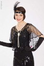 Нарядная мантия-шаль с пайетками UF-Vintage (104139) - оригинальная одежда