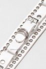XTJ White Leather Studded Bracelet (710187) - оригинальная одежда