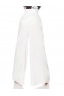 Белые широкие женские брюки Belsira (108060) - цена