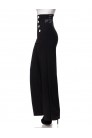 Wide Leg Trousers With Pockets and High-waist (108061) - цена