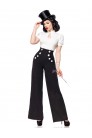 Wide Leg Trousers With Pockets and High-waist (108061) - материал