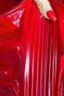 Vixxen Red Latex Catsuit (126258) - 7