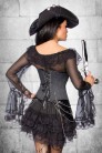 Черное платье пиратки A7183 (127183) - оригинальная одежда