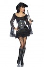 Черное платье пиратки A7183 (127183) - цена