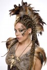 Apocalyptic Warrior Carnival Costume for Women (118133) - материал
