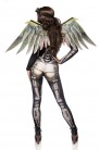 Жіночий карнавальний костюм Clockpunk Aviator (118134) - материал