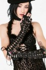 Длинные ажурные митенки CC1176 (601176) - 4