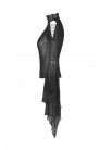 Mesh Exaggerated Sleeves Turtleneck Top (141035) - оригинальная одежда