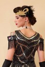 Золотистая повязка Gatsby с цепочками  (504249) - оригинальная одежда