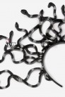 Корона со змеями на обруче Black/Silver (504261) - цена