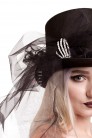 Skeleton Hand Women's Top Hat X139 (501139) - оригинальная одежда