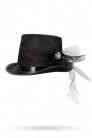 X-Style Women's Hat with Lace and Rhinestones (501158) - 3