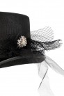 X-Style Women's Hat with Lace and Rhinestones (501158) - цена