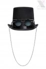 Men's Top Hat with Glasses and Chain (611026) - оригинальная одежда