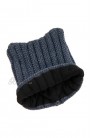 Winter Knit Hat with Cat Ears (Lined) (502050) - цена