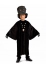Детский черный балахон с широким рукавом (222006) - цена