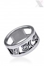 Ювелирное кольцо с серебрением и Сваровски XJ212 (708212) - оригинальная одежда