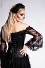 Костюм в стиле Halloween (корсет + блузка) (121196) - материал