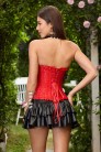 Red Jacquard Corset with Pattern C1086 (121086) - оригинальная одежда