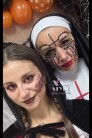 Crying Nun Horror Face Stickers (120020) - цена