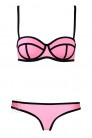 Neoprene Pink Bikini Swimsuit (140059) - оригинальная одежда