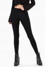 Fleece Lined Leggings - Black (128320) - оригинальная одежда