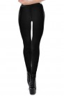Fleece Lined Leggings - Black (128320) - материал