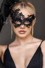 Ажурна чорна маска A1088 (901088) - цена