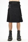 Black Kilt with Hanging Pockets (204087) - цена