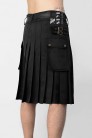 Black Kilt with Hanging Pockets (204087) - цена
