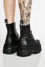 W310065 Leather Platform Boots  (310065) - цена