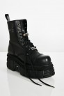 Кожаные ботинки на платформе W310065 (310065) - оригинальная одежда