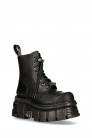 W310065 Leather Platform Boots  (310065) - 3
