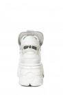 White Chunky Platform Sneakers B4004 (314004) - материал