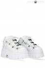 Белые кожаные кроссовки на массивной подошве B4004 (314004) - 6