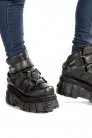Черные кожаные ботинки на платформе TOWER LATERAL (314018) - 3