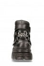 Черные кожаные ботинки на платформе TOWER LATERAL (314018) - 5