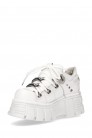 White Leather Platform Sneakers TB4002 (314002) - оригинальная одежда