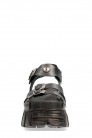 Bios Black Leather Platform Sandals (312011) - оригинальная одежда