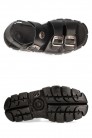 Bios Black Leather Platform Sandals (312011) - 5