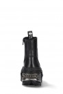 CASCO POWER Black Leather Chunky Platform Boots (310074) - оригинальная одежда