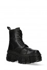 CRUST CASCO Black Leather Chunky Platform Boots (310073) - цена