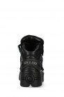 TOWER CASCO Black Leather Chunky Platform Sneakers (314030) - цена