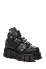 Чорні шкіряні черевики N4016 ITALY (314016) - материал