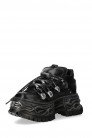 New Rock Cyberpunk TOWER Black Leather Sneakers  (314069) - 3