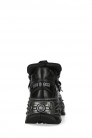 New Rock Cyberpunk TOWER Black Leather Sneakers  (314069) - 4
