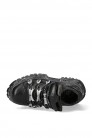 New Rock Cyberpunk TOWER Black Leather Sneakers  (314069) - 6