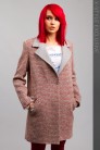 Демисезонное твидовое пальто Oversize (114035) - оригинальная одежда