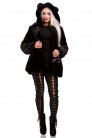 Fur coat with hood and cat ears X75 (115075) - 3